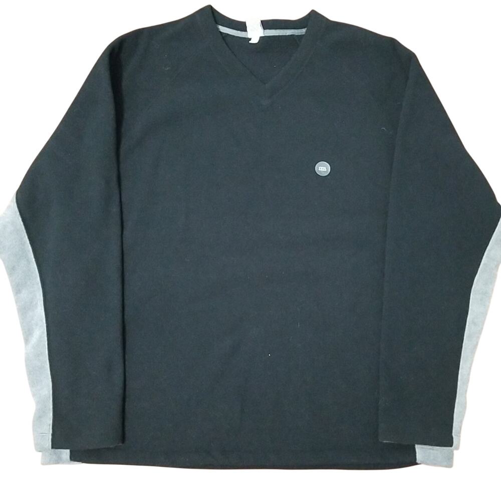 NWT Old Navy Men's Black Velour Pullover Sweater Size 2XL 111820-0192